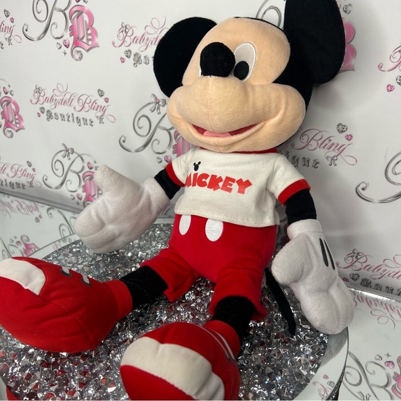 Disney Mickey Mouse plush stuffed toy classic red Tshirt shoes stuffed animal - Picture 6 of 6